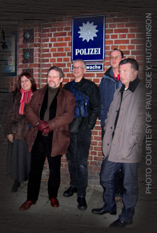 Craig in the company of the Hamburg police