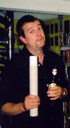 Mark Billigham Enjoys A Well Deserved Beer